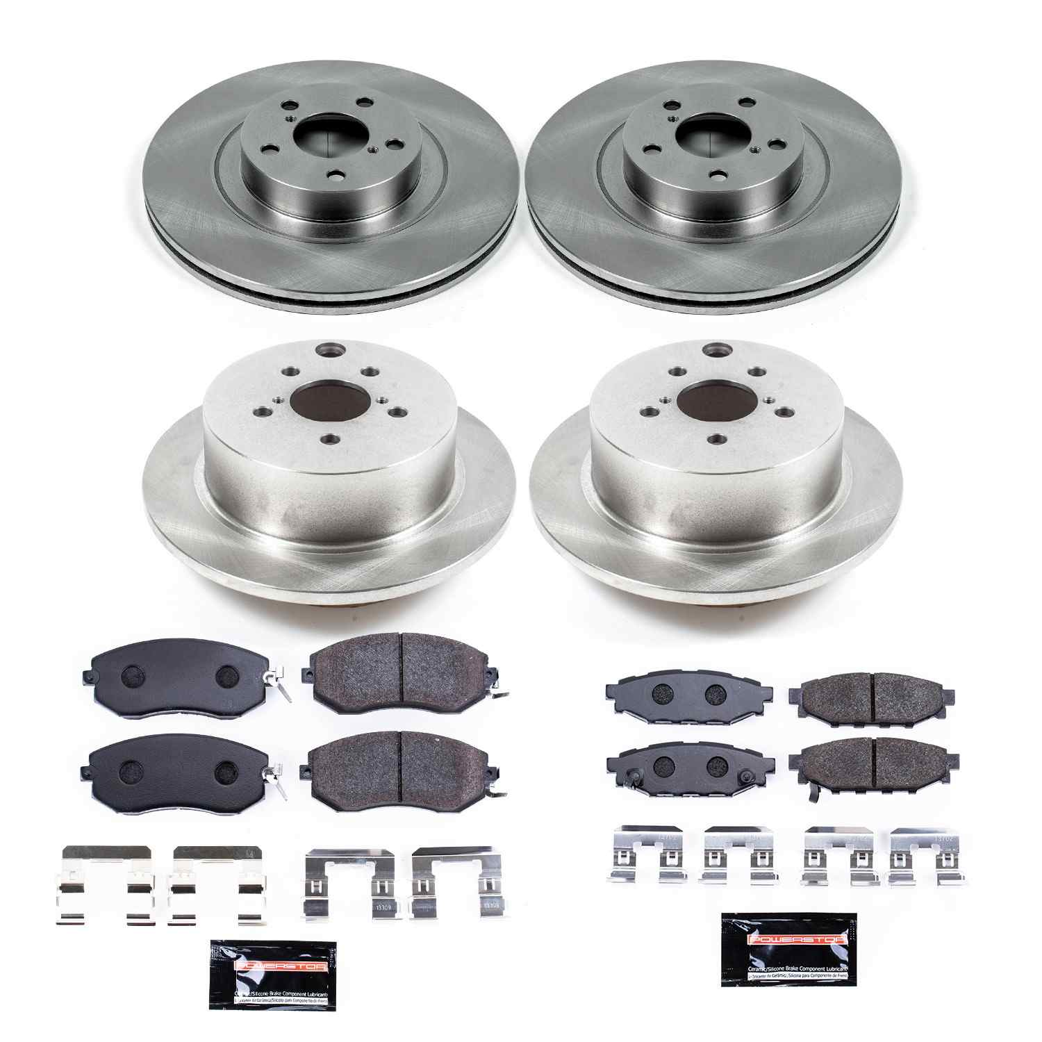Power Stop 16-17 Subaru Crosstrek Front & Rear Track Day Brake Kit