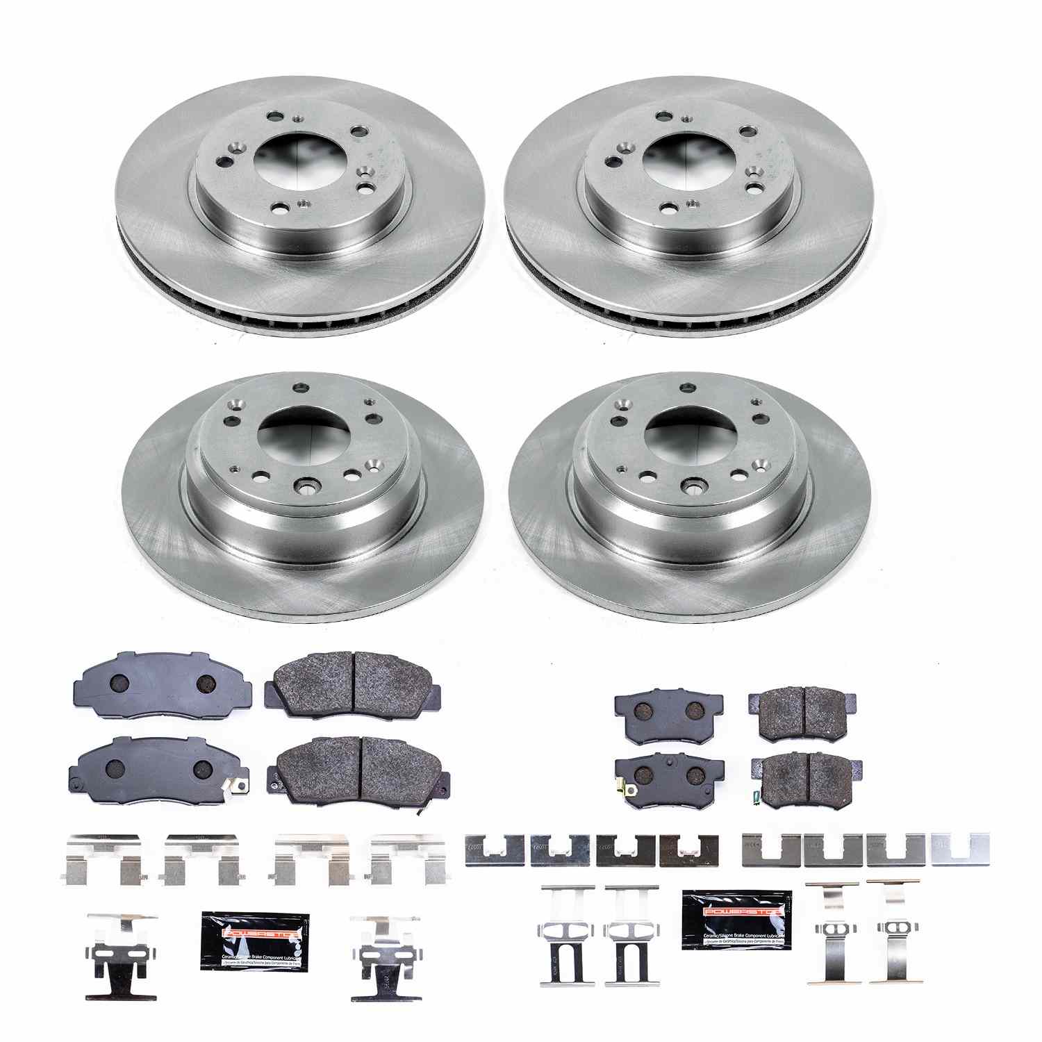 Power Stop 96-98 Acura RL Front & Rear Track Day Brake Kit