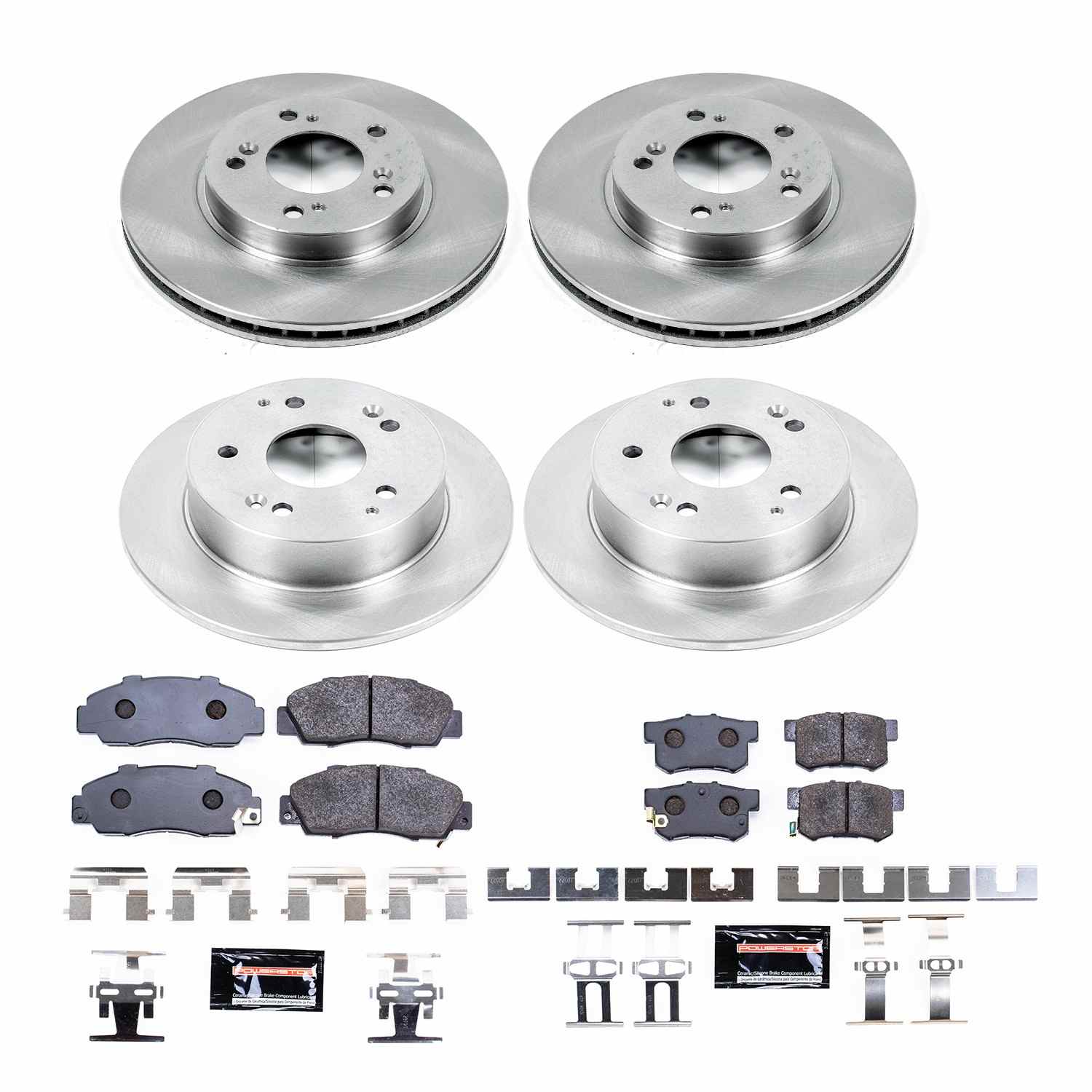 Power Stop 97-01 Acura Integra Front & Rear Track Day Brake Kit