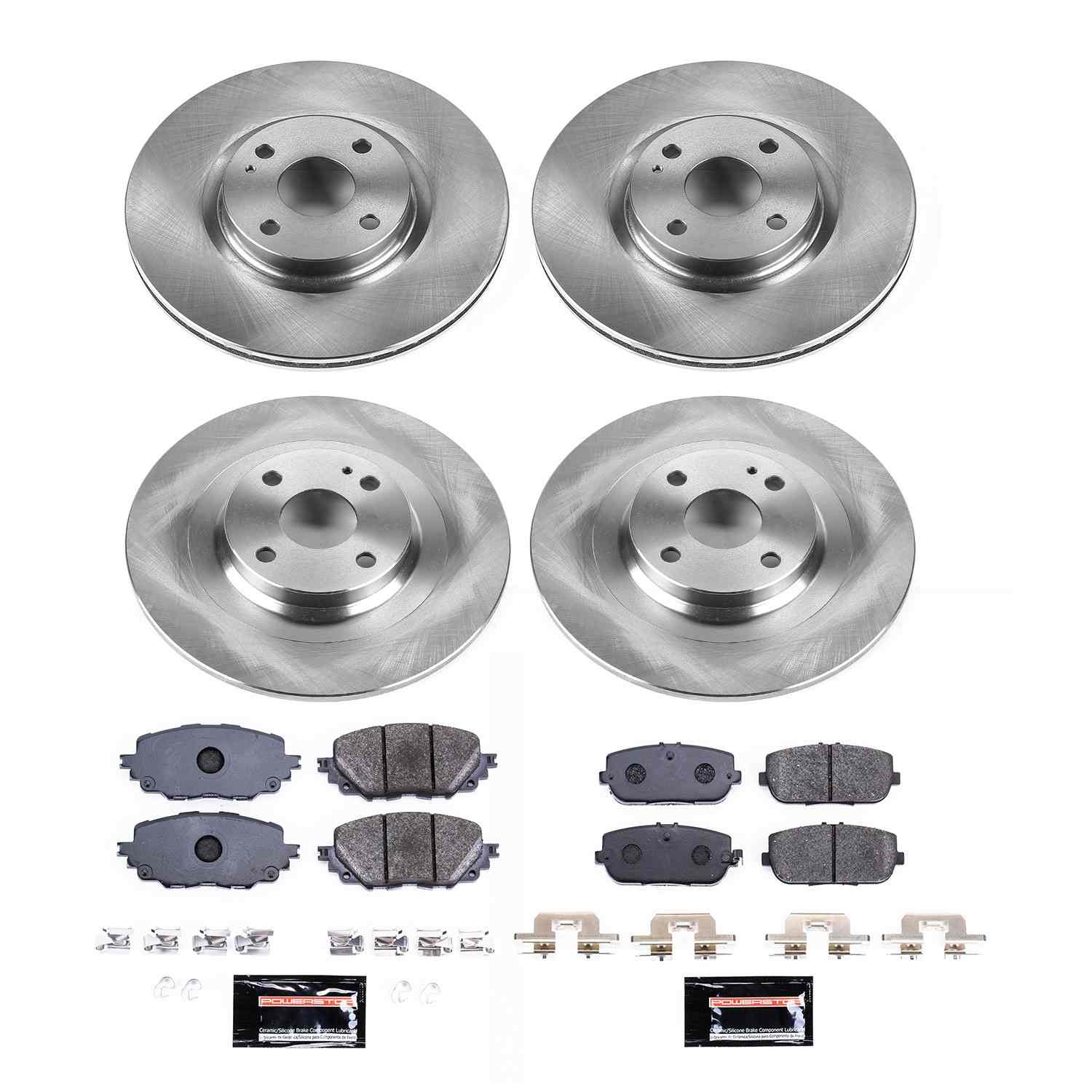 Power Stop 17-19 Fiat 124 Spider Front & Rear Track Day Brake Kit
