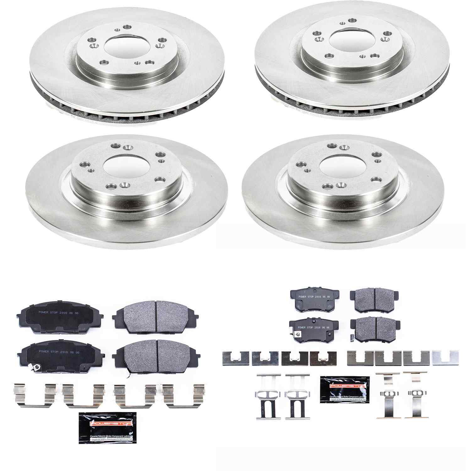Power Stop 00-09 Honda S2000 Front & Rear Track Day SPEC Brake Kit