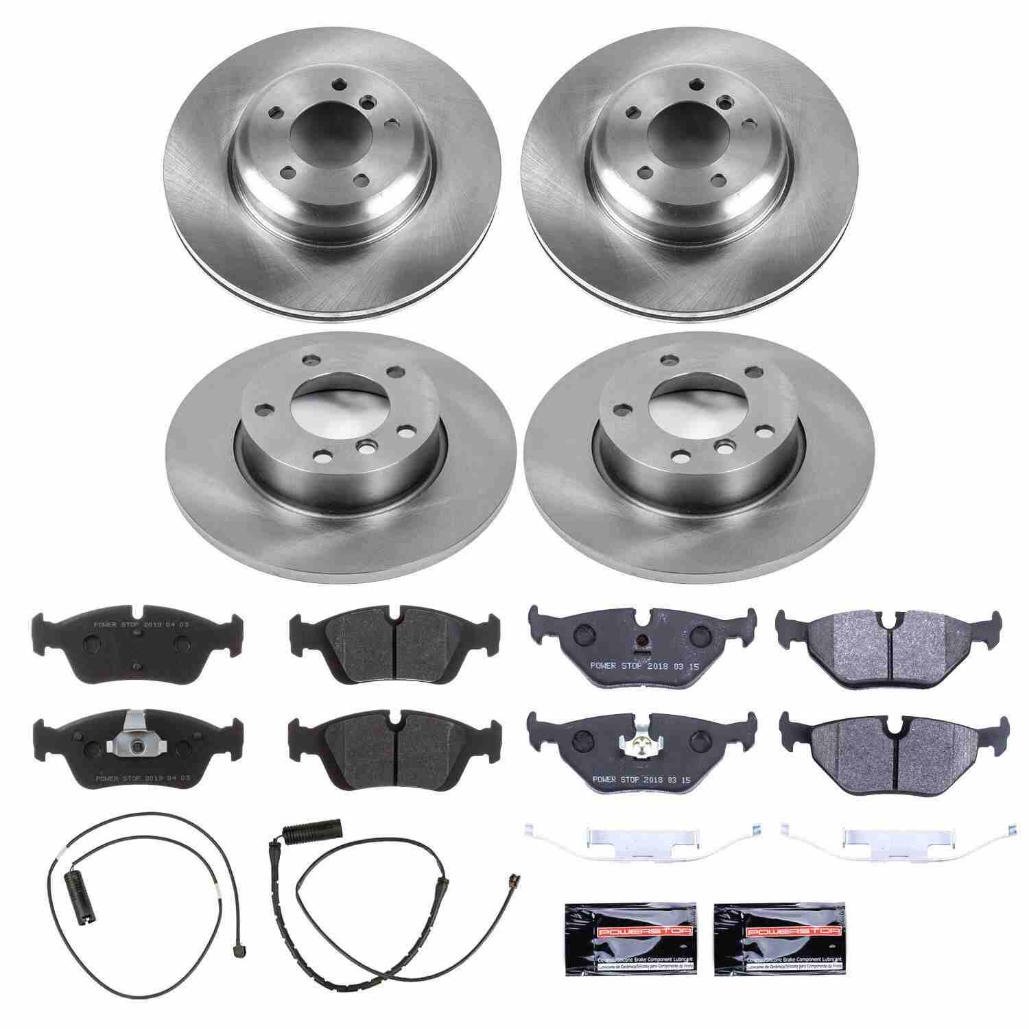 Power Stop 96-98 BMW Z3 Front & Rear Track Day SPEC Brake Kit