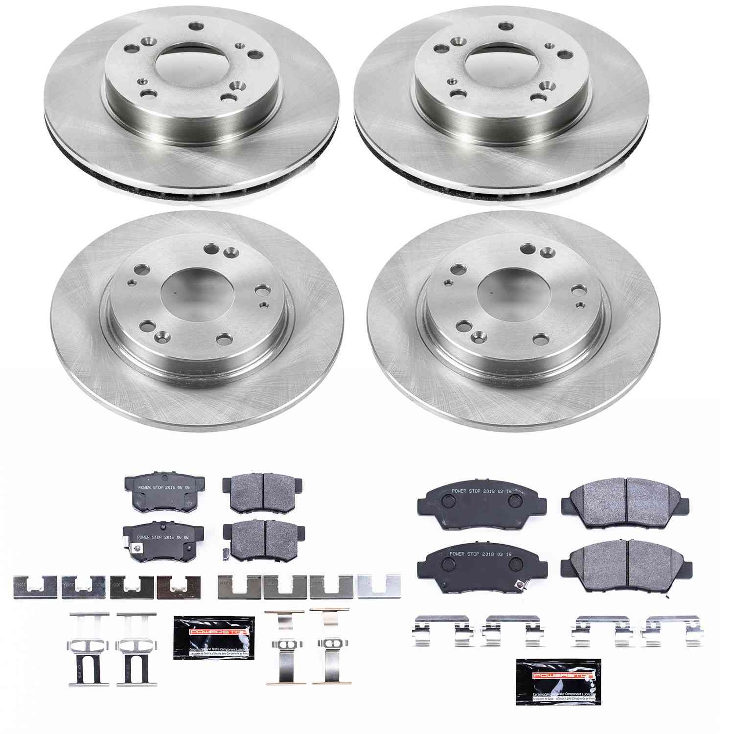 Power Stop 11-15 Honda CR-Z Front & Rear Track Day SPEC Brake Kit