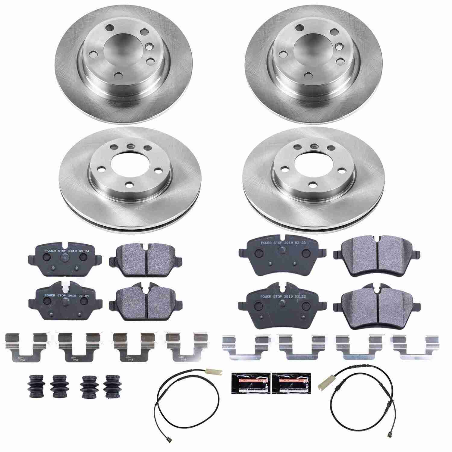 Power Stop 11-16 Mini Cooper Countryman Front & Rear Track Day SPEC Brake Kit