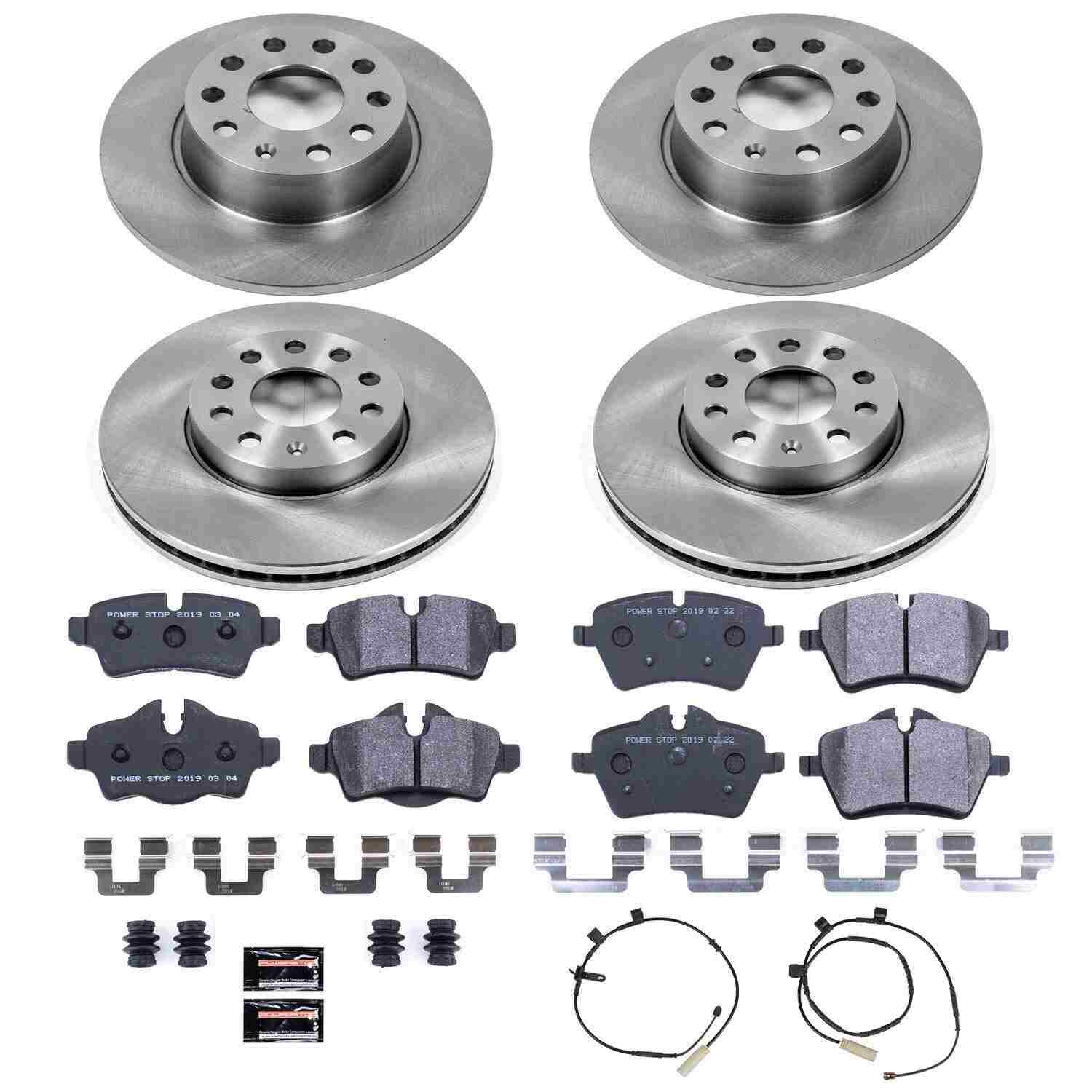 Power Stop 11-16 Mini Cooper Front & Rear Track Day SPEC Brake Kit