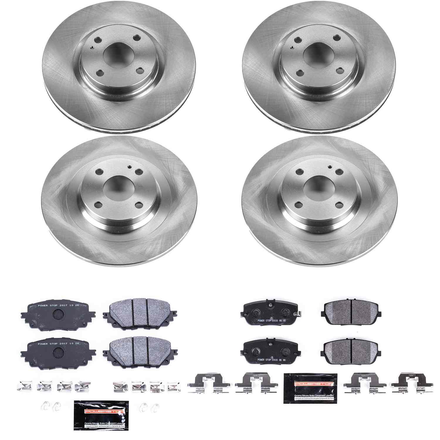Power Stop 17-19 Fiat 124 Spider Front & Rear Track Day SPEC Brake Kit