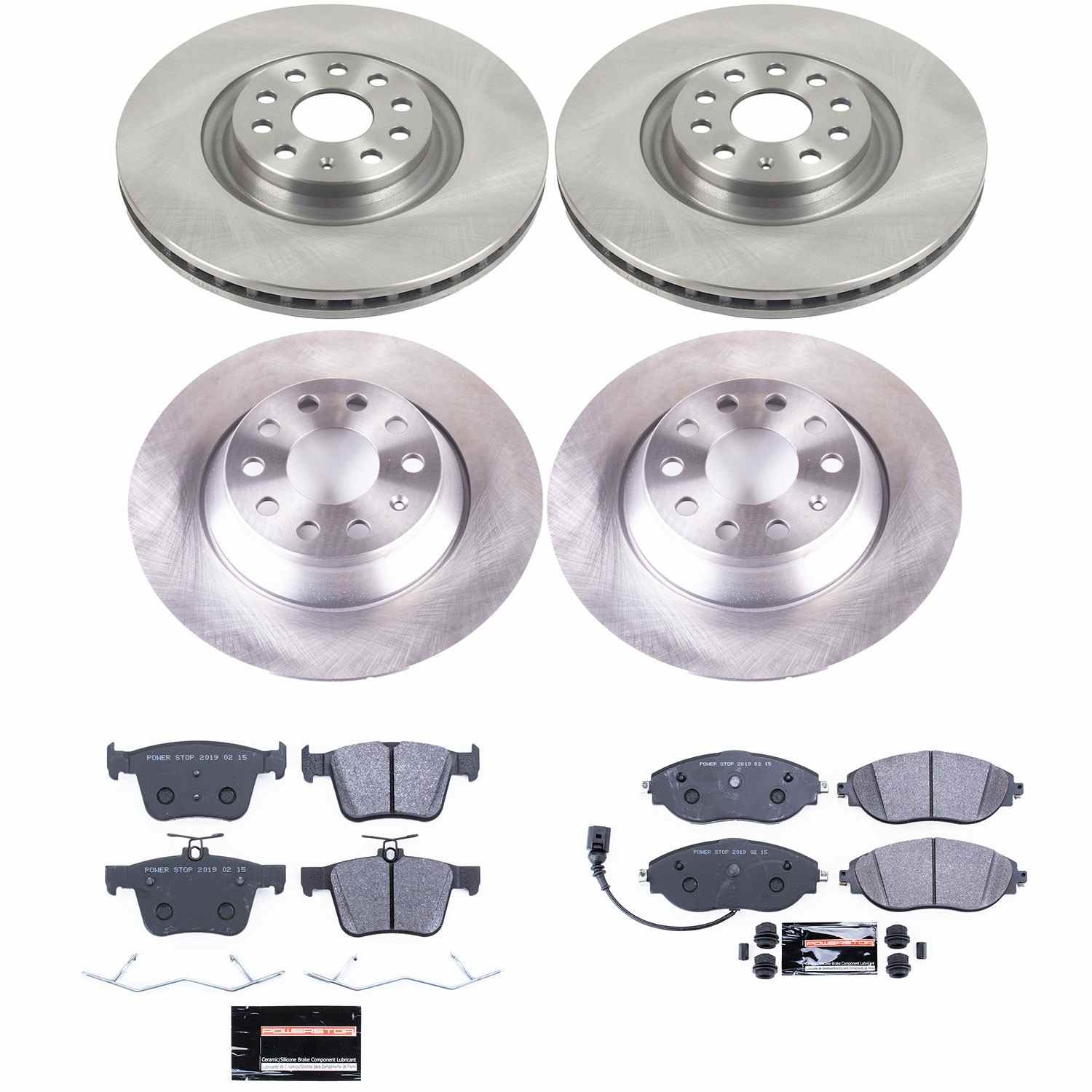 Power Stop 18-19 Volkswagen Tiguan Front & Rear Track Day SPEC Brake Kit