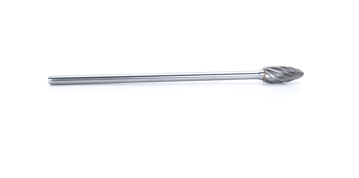 Comp Cams Carbide Burr, 6In Flame Al Cut