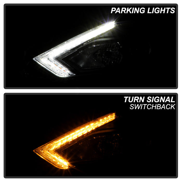 xTune 16-18 Nissan Altima Sequential LED High/Low Headlights - Black (PRO-JH-NA16-SB-LED-BK)