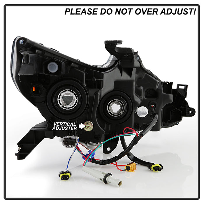 xTune 16-18 Nissan Altima Sequential LED High/Low Headlights - Black (PRO-JH-NA16-SB-LED-BK)