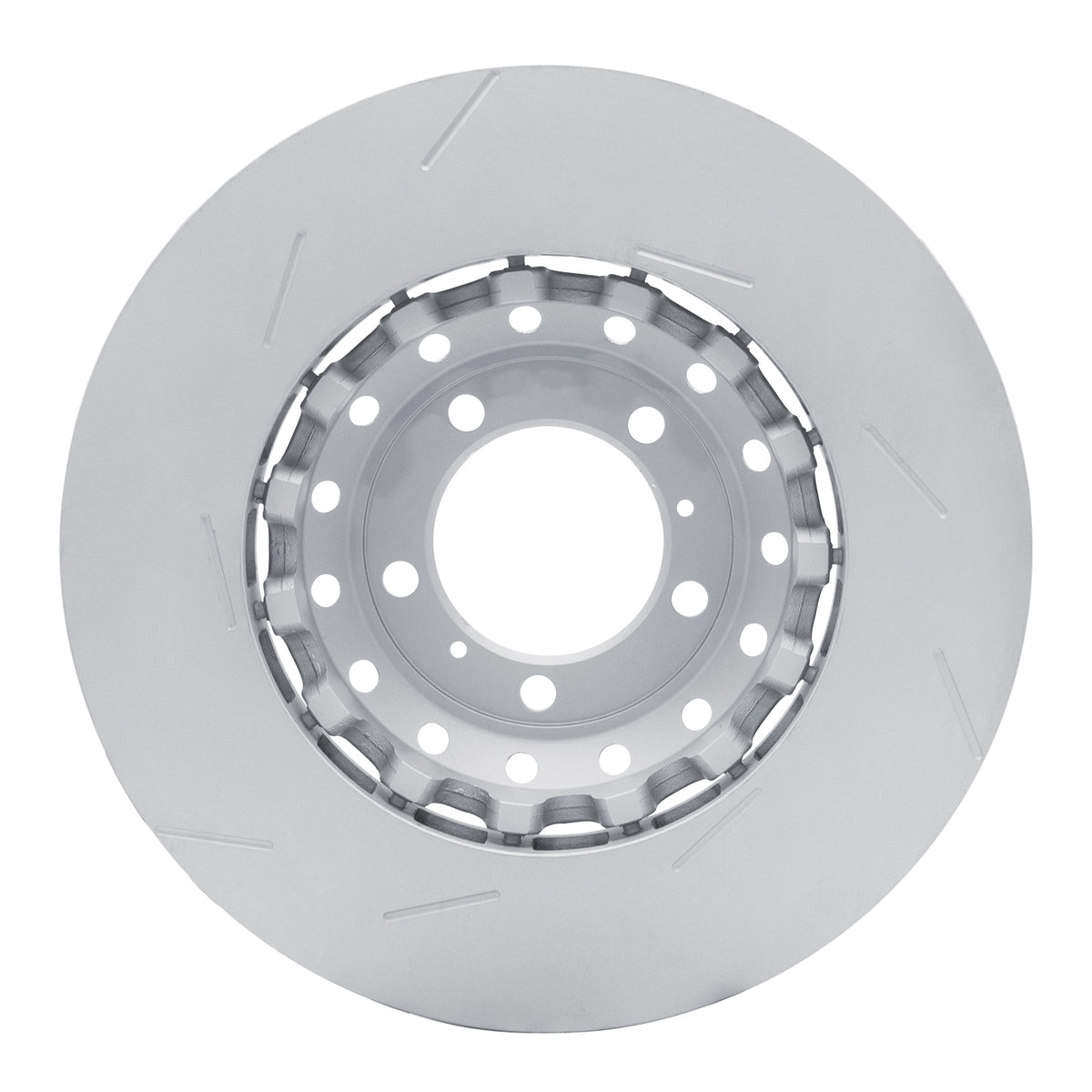 R1 10-16 Porsche Panamera Left Front Slotted Carbon Alloy GeoMET Rotor
