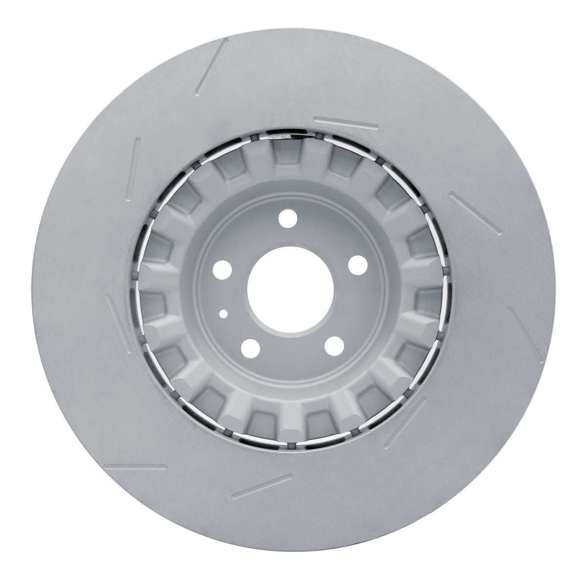 R1 17-18 Porsche Macan Right Front Slotted Carbon Alloy GeoMET Rotor