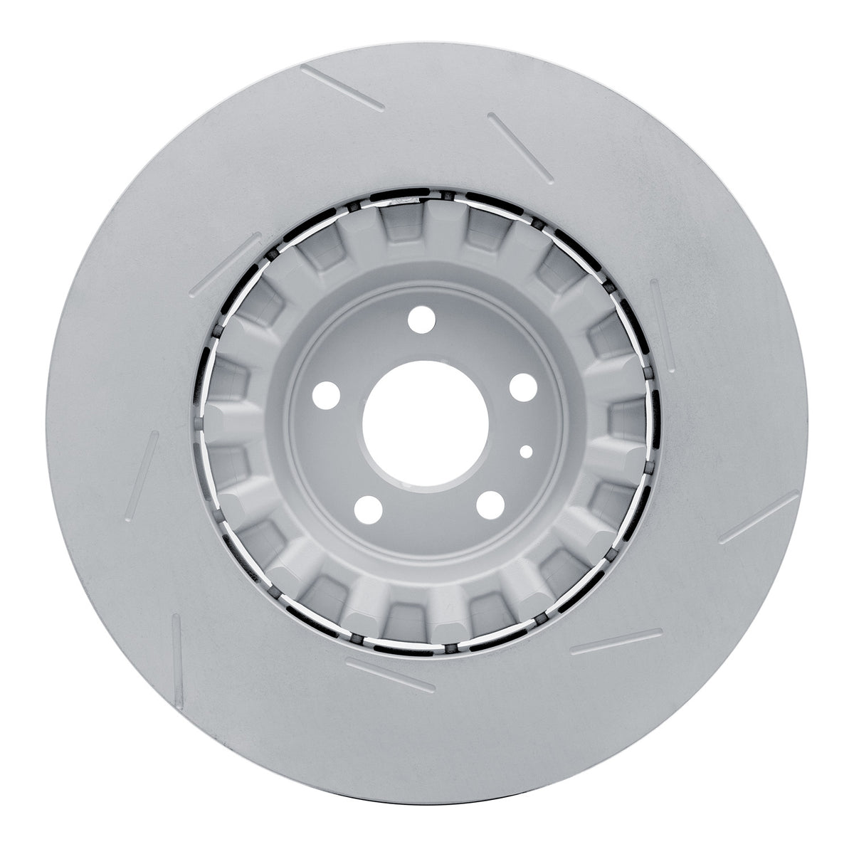 R1 17-18 Porsche Macan Left Front Slotted Carbon Alloy GeoMET Rotor