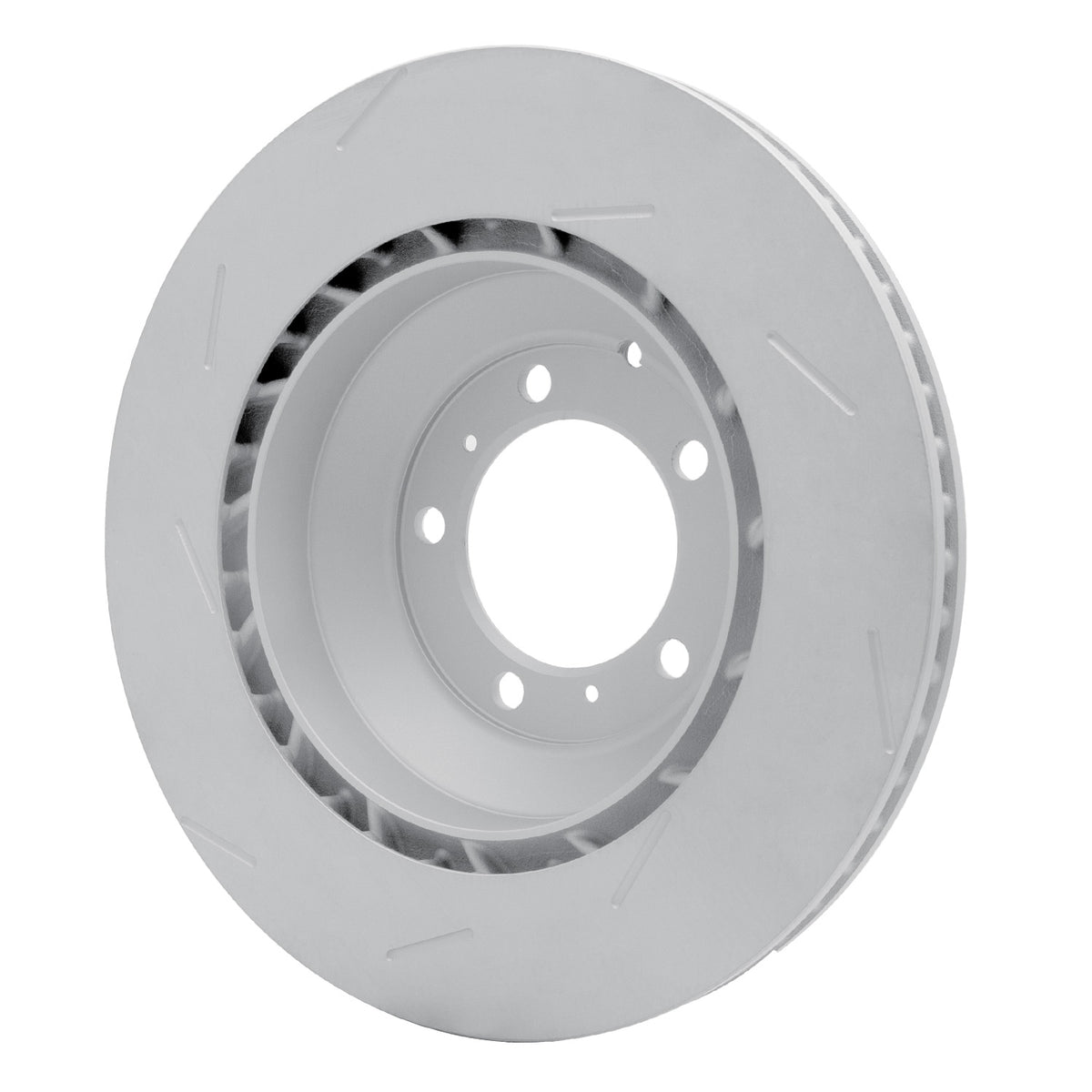 R1 18-23 Porsche Panamera Left Rear Slotted Carbon Alloy GeoMET Rotor