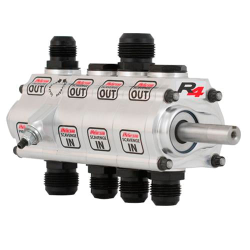 Peterson Fluid Systems R4 3-Stage Oil Pump - Left Side Mount - Rear Drive