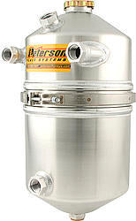 Peterson Fluid Systems Oil Tank 4 Gallon Dual In Female