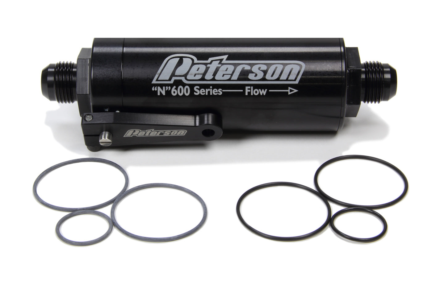 Peterson Fluid Systems Fuel Filter -10AN 45 Micron Ball Valve