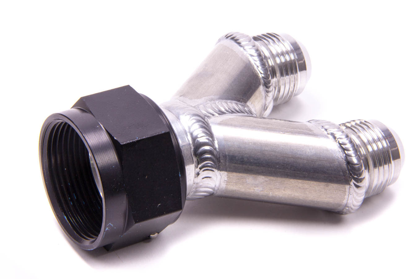 Peterson Fluid Systems Y-Manifold -20AN B-Nut To 12/12