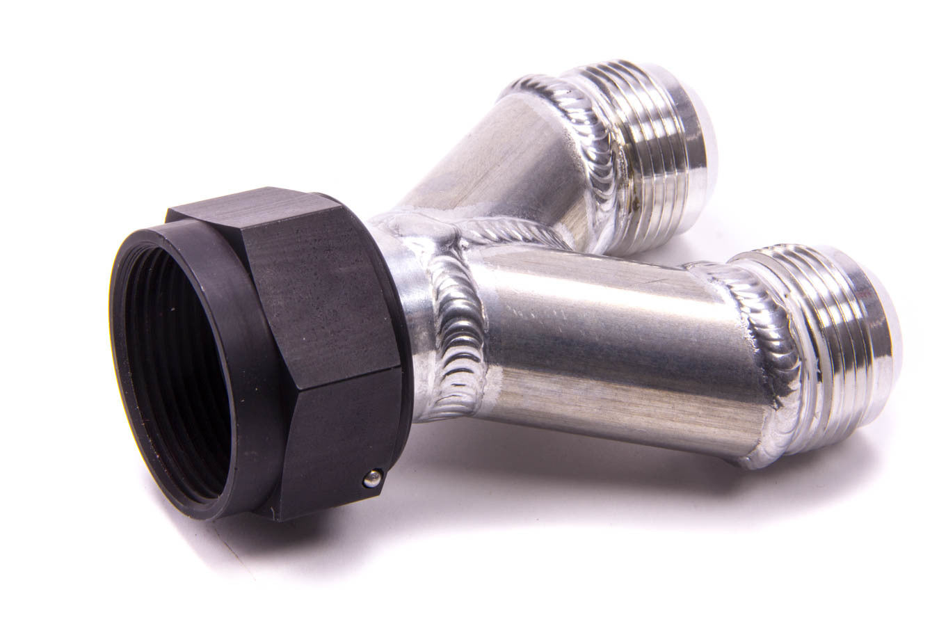 Peterson Fluid Systems Y-Manifold -20AN B- Nut To 16/16