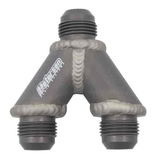 Peterson Fluid Systems Y-Manifold -20AN B- Nut To 20/20