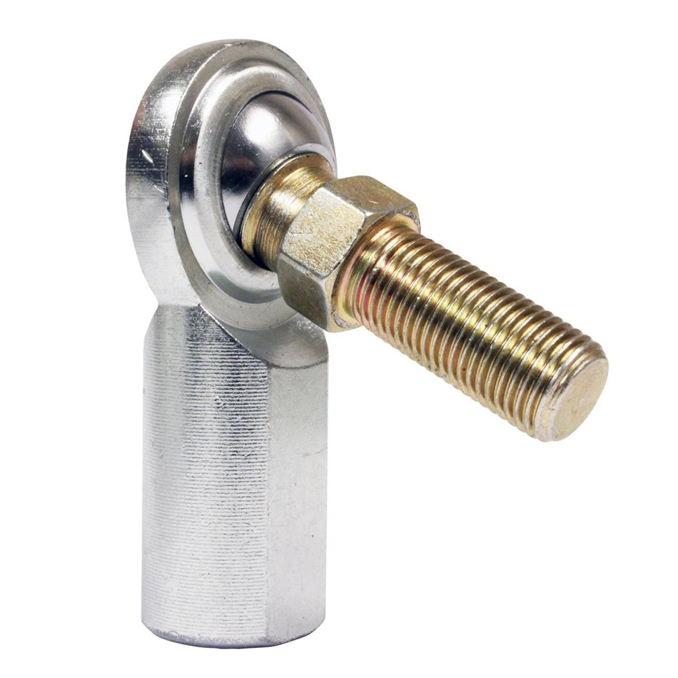 QA1 C Series 2-Pc Rod End - Female/Left Hand - .3125in Bore x 5/16-24 w/Stud - Carbon Steel