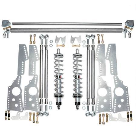 QA1 Heavy Duty Pro Rear Drag 4-Link System - Single Adjustable - 150lb Springs