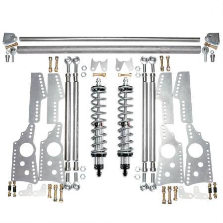 QA1 Heavy Duty Pro Rear Drag 4-Link System - Double Adjustable - 150lb Springs