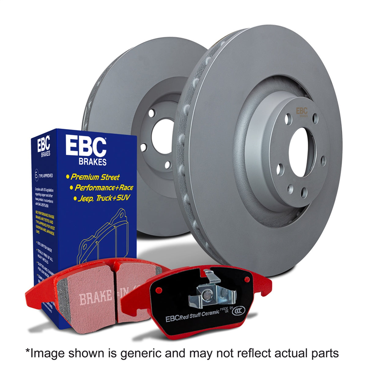EBC S12 Brake Pad and Rotor Kit