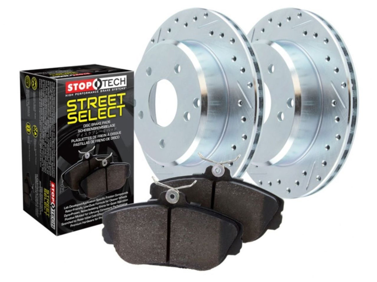 Select Sport Axle Pack, Drilled & Slotted, Front