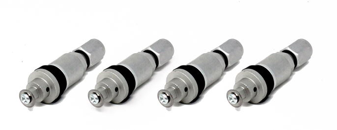 Torque Solution Billet TPMS Valve Stem (Silver) 2008+ Subaru Legacy Impreza WRX / STi