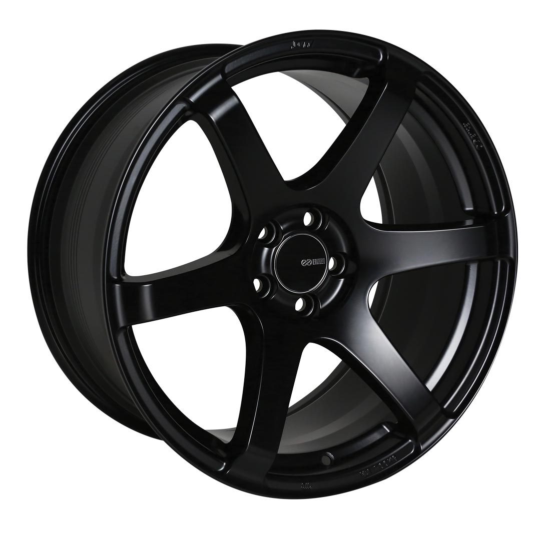 Enkei T6S 17x9 35mm Offset 5x114.3 Bolt Pattern 72.6 Bore Matte Black Wheel
