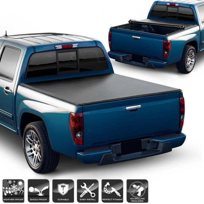Spyder xTune 04-12 Chevy Colorado 63in. Bed Roll-Up Style Tonneau Cover - Black (TC-RU-CCO04-63)
