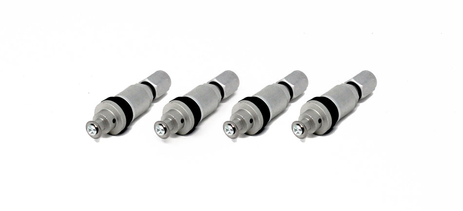 Torque Solution Billet TPMS Valve Stem (Silver) 2008+ Subaru Legacy Impreza WRX / STi