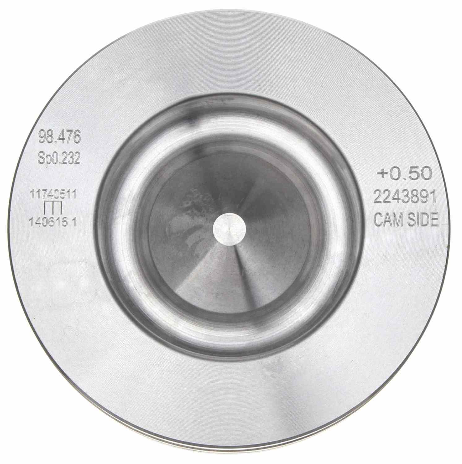 Mahle OE Ford 6.4L Diesel .50MM .010 /.025MM Reduced Compression Piston Set (Set of 8)
