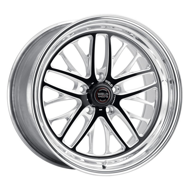 Weld S82 17x10 / 5x115 BP / 6.7in BS Black Wheel (High Pad) - Non-Beadlock