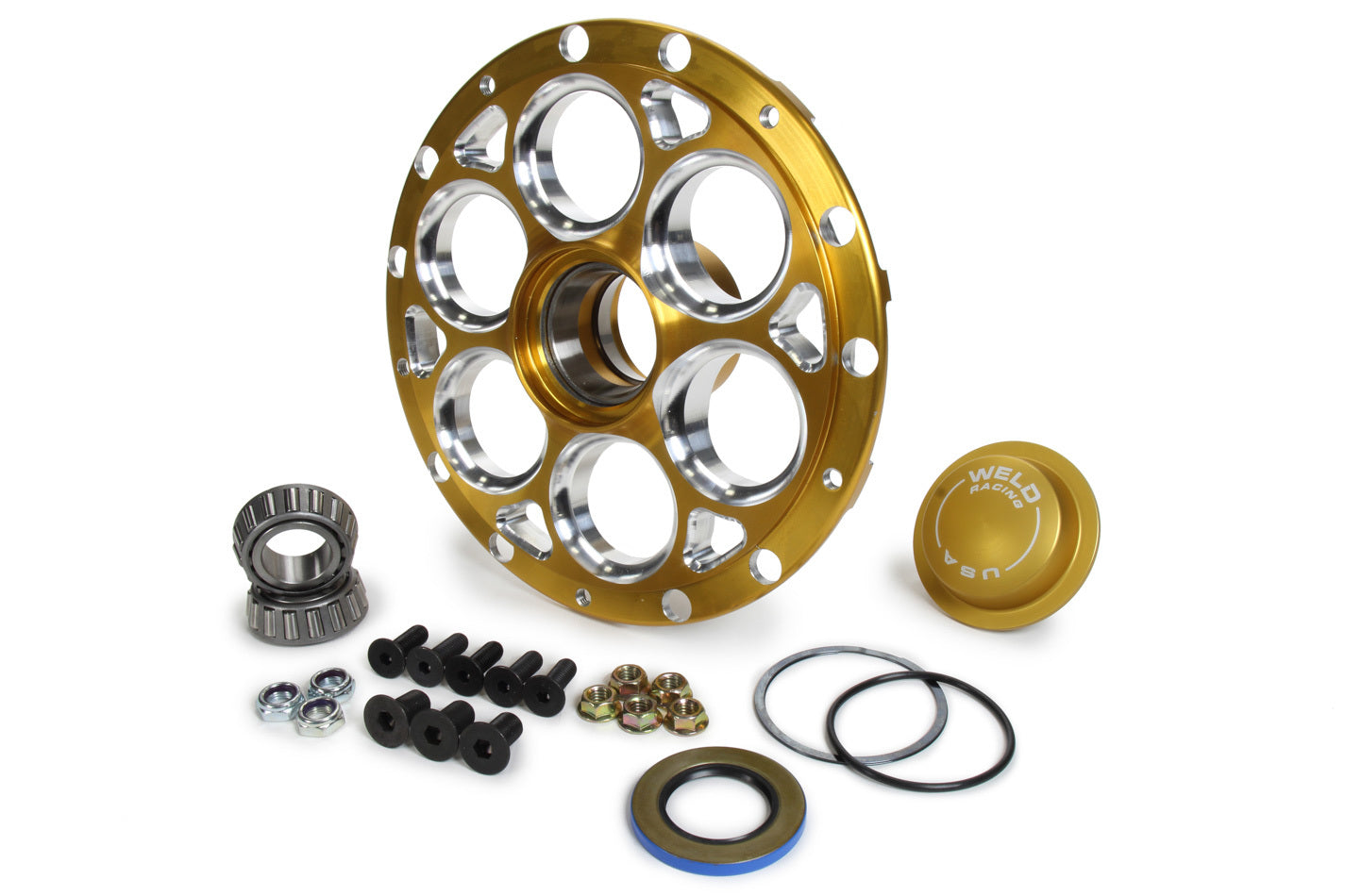 Weld Magnum Hub - Straight Shaft 13in./15in. - No Brake Mount