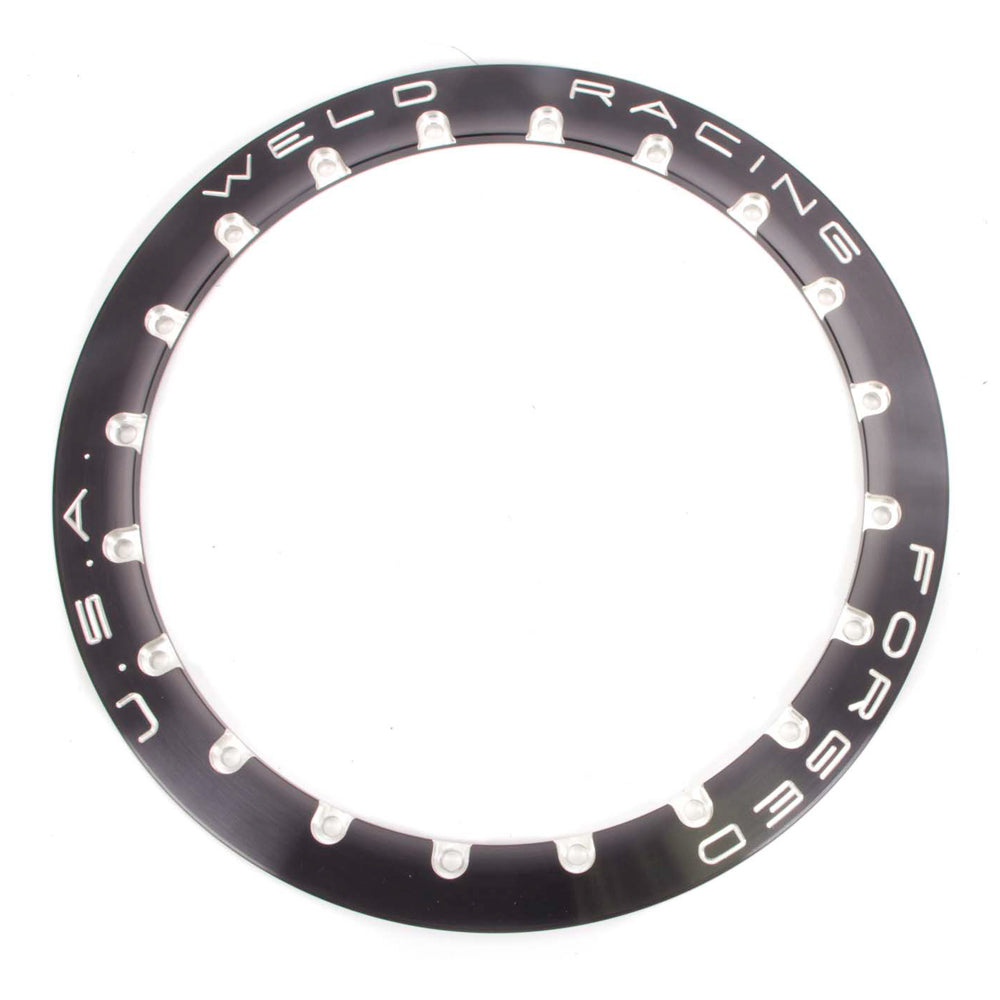 Weld Double Beadlock Ring 15in. / 20-Hole Standard 13.25in. 1 Ring - Black