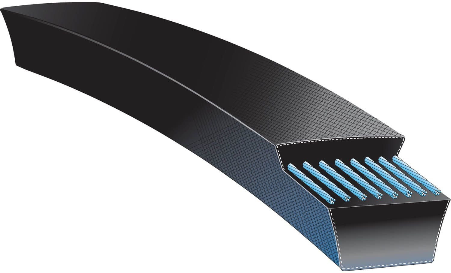 Gates 3L 3/8in x 39in FHP Low Horse-Power V-Belt