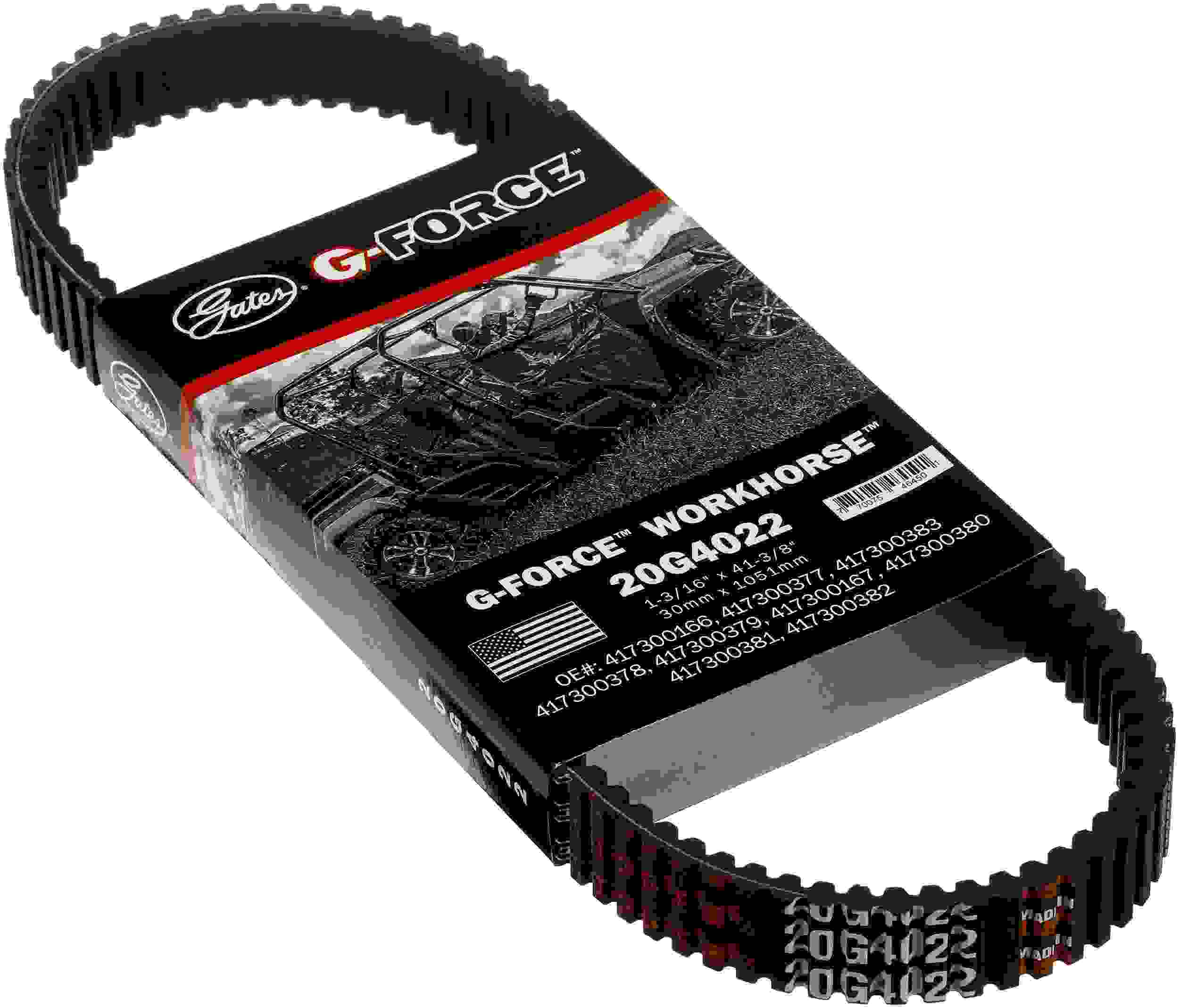 Gates 85-86 Polaris Scrambler 244cc Drive G-Force CVT Belt 1-13/64in x 41-3/8in