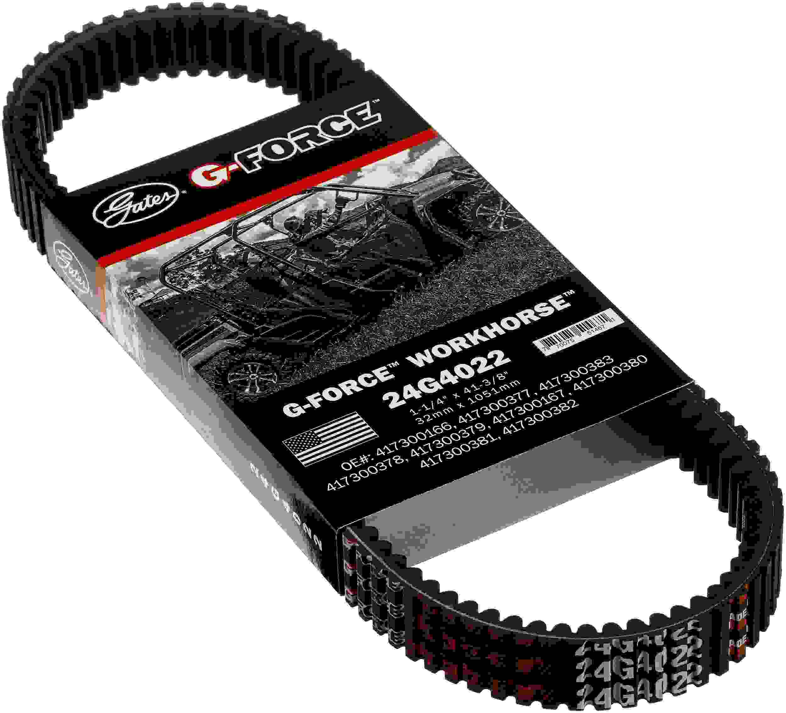 Gates 07-08 Polaris MV800 760cc G Force CVT Belt