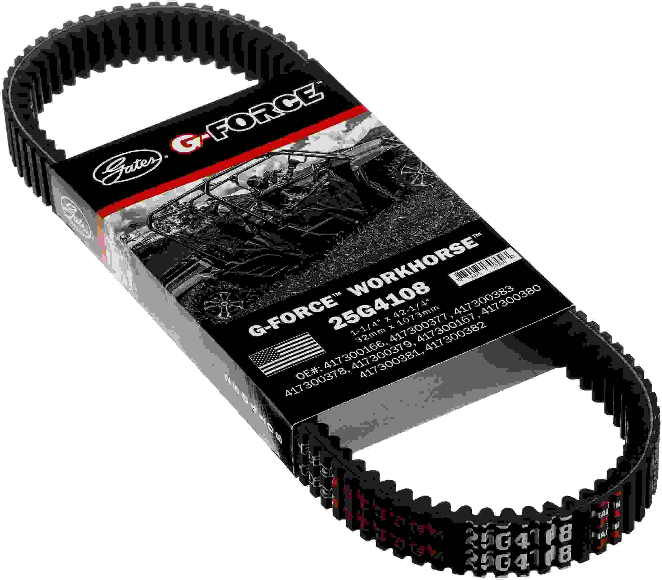 Gates 2017 Polaris Ranger Crew 999cc Drive G-Force CVT Belt