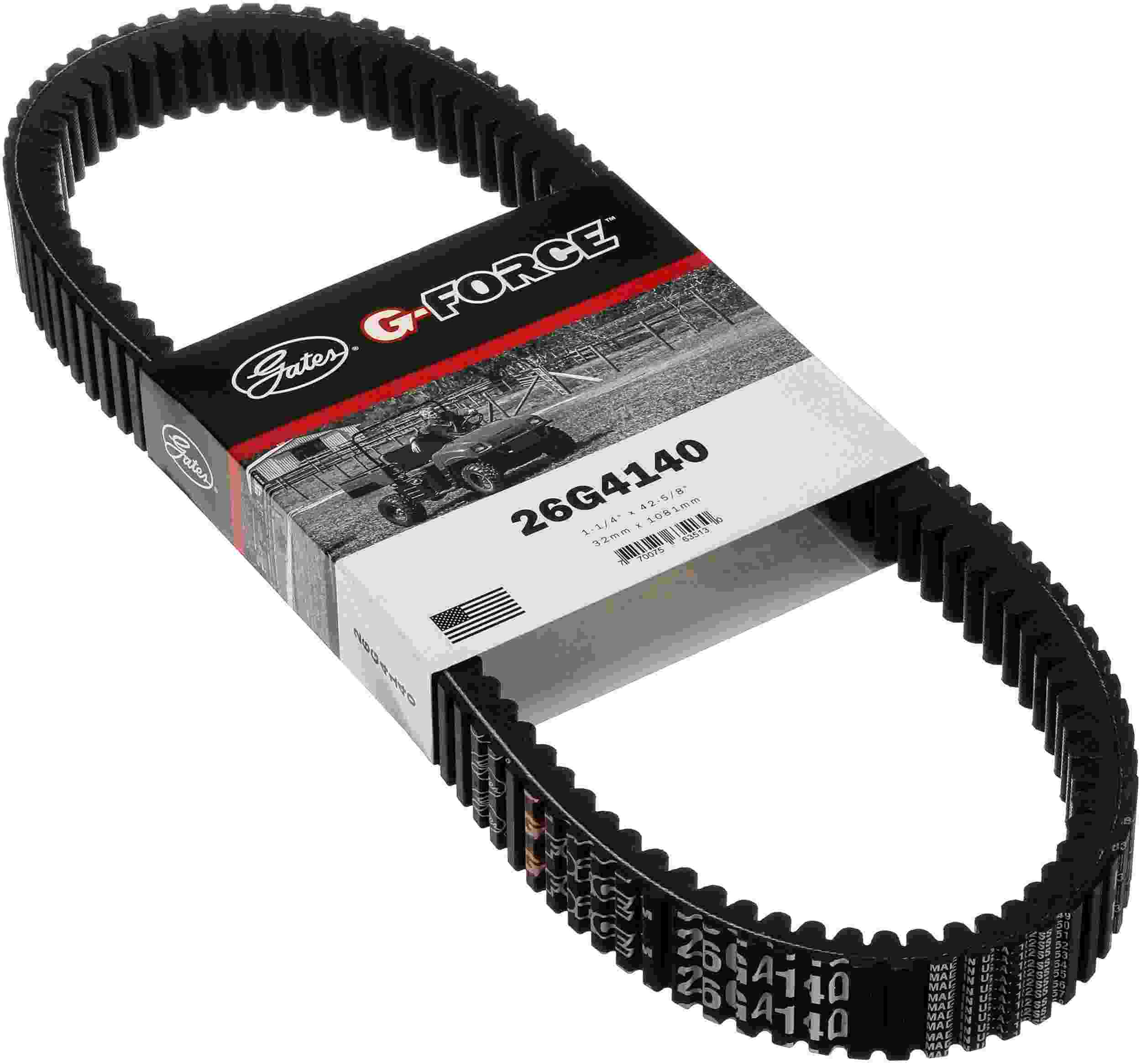 Gates 2017-15 Polaris RZR S 875cc Drive G-Force CVT Belt