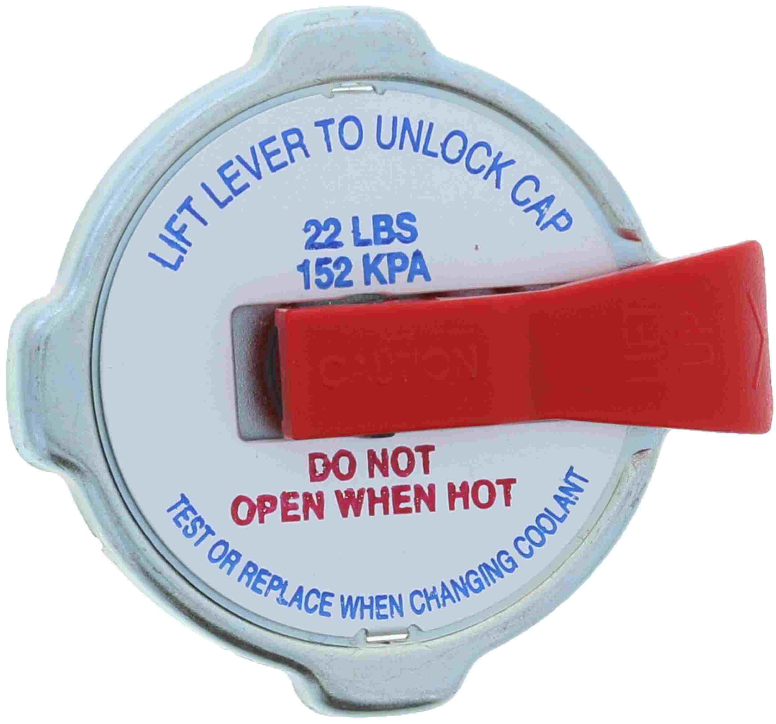Gates 2.34in Dia Shell 1.52in Depth Racing Radiator Cap - 23 psi