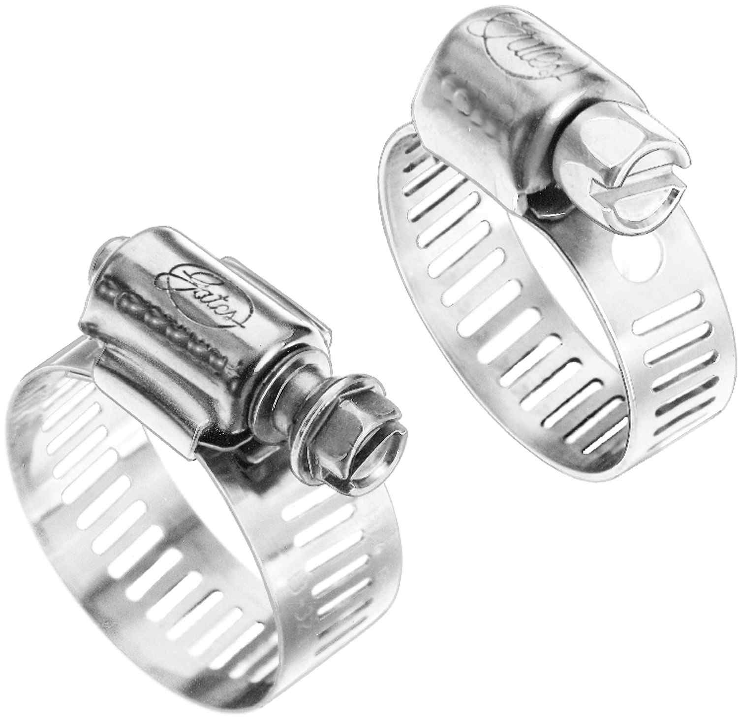 Gates Stainless Steel Clamp Size 12 (Fits Hose ID 5/8in to 3/4in Clamping Range 1/2in to 1-1/4in)