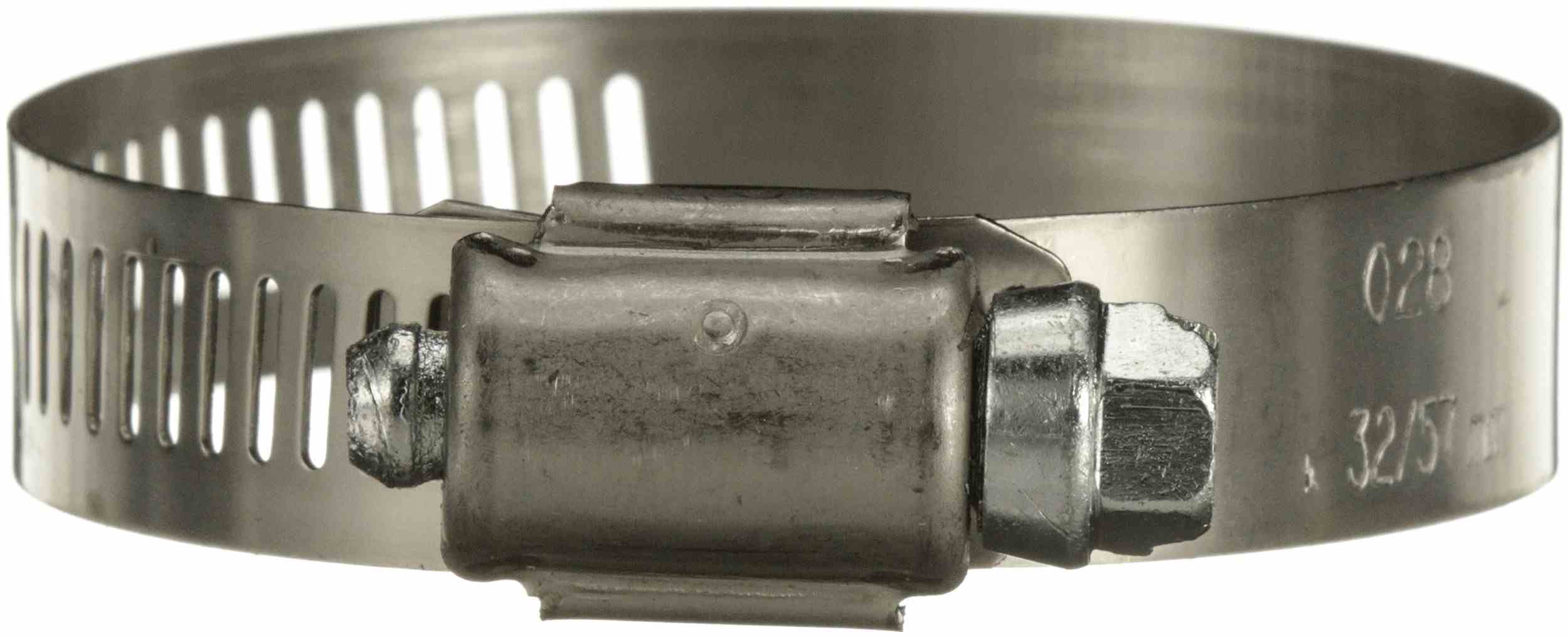 Gates Stainless Steel Clamp Size 28 (Hose ID 1-1/4in to 1-3/4in Clamping Range 1-5/16in to 2-1/4in)
