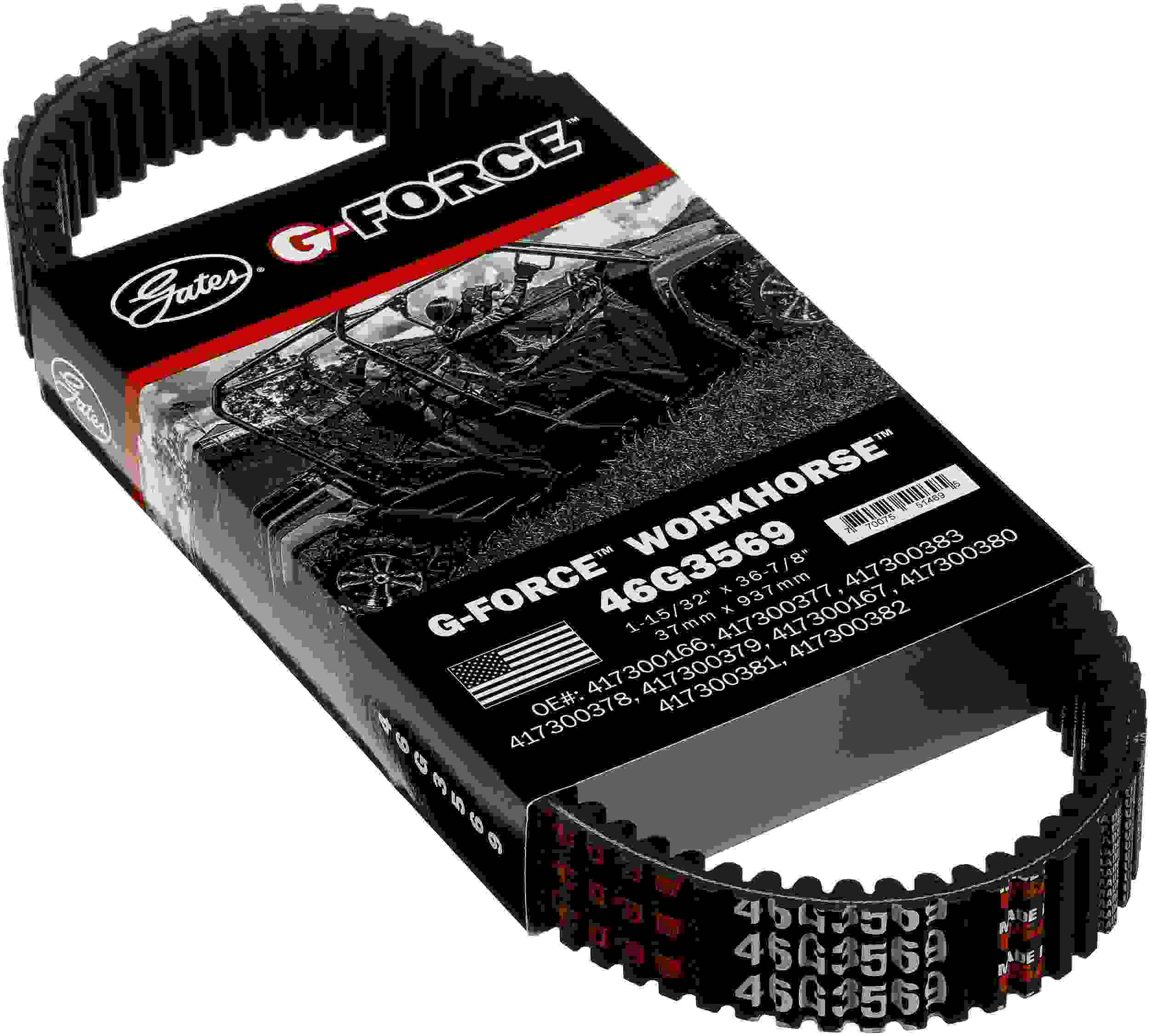 Gates 2005 Arctic Cat Inc. 650 Automatic 641cc Drive G-Force CVT Belt