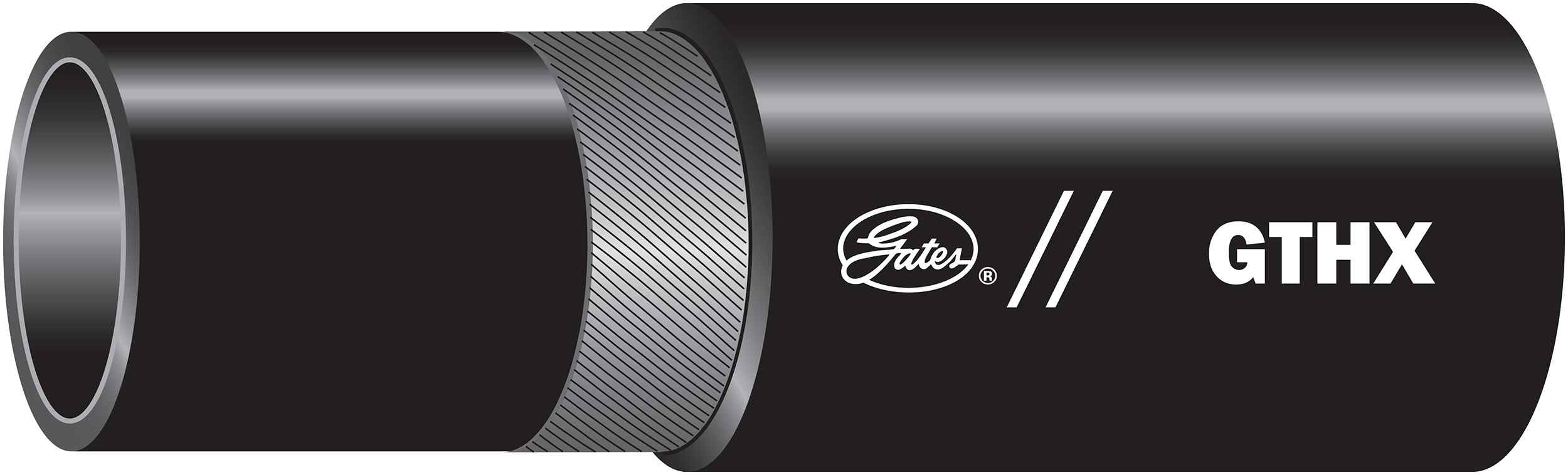 Gates Hydraulic Hose - Low Pressure - GTHX High -Temp Fiber Spiral Hose