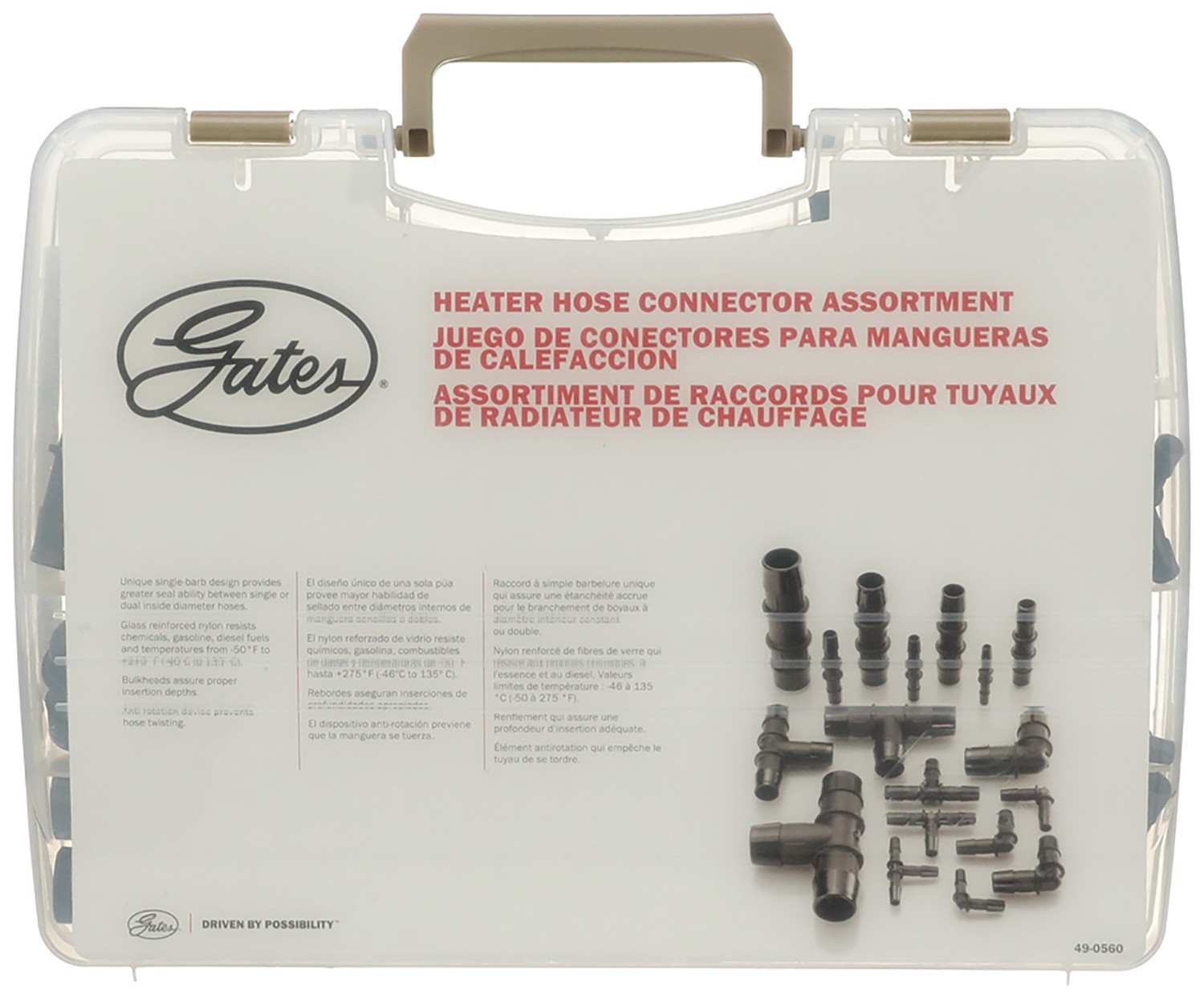Gates Heater Hose Connector Assortment