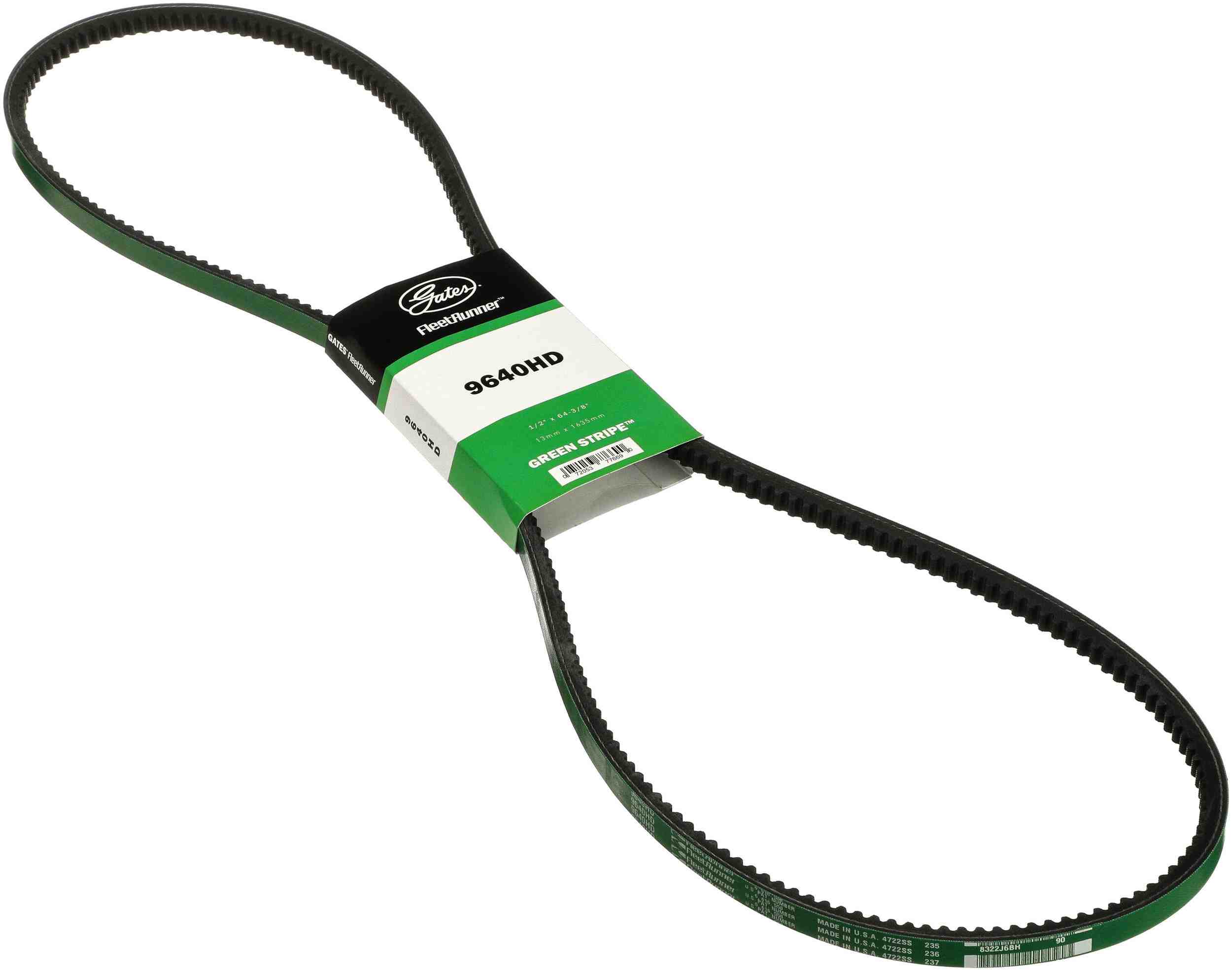Gates 73-76 Chevrolet C60 GM V-8 350 A.C. High Capacity HD V-Belt