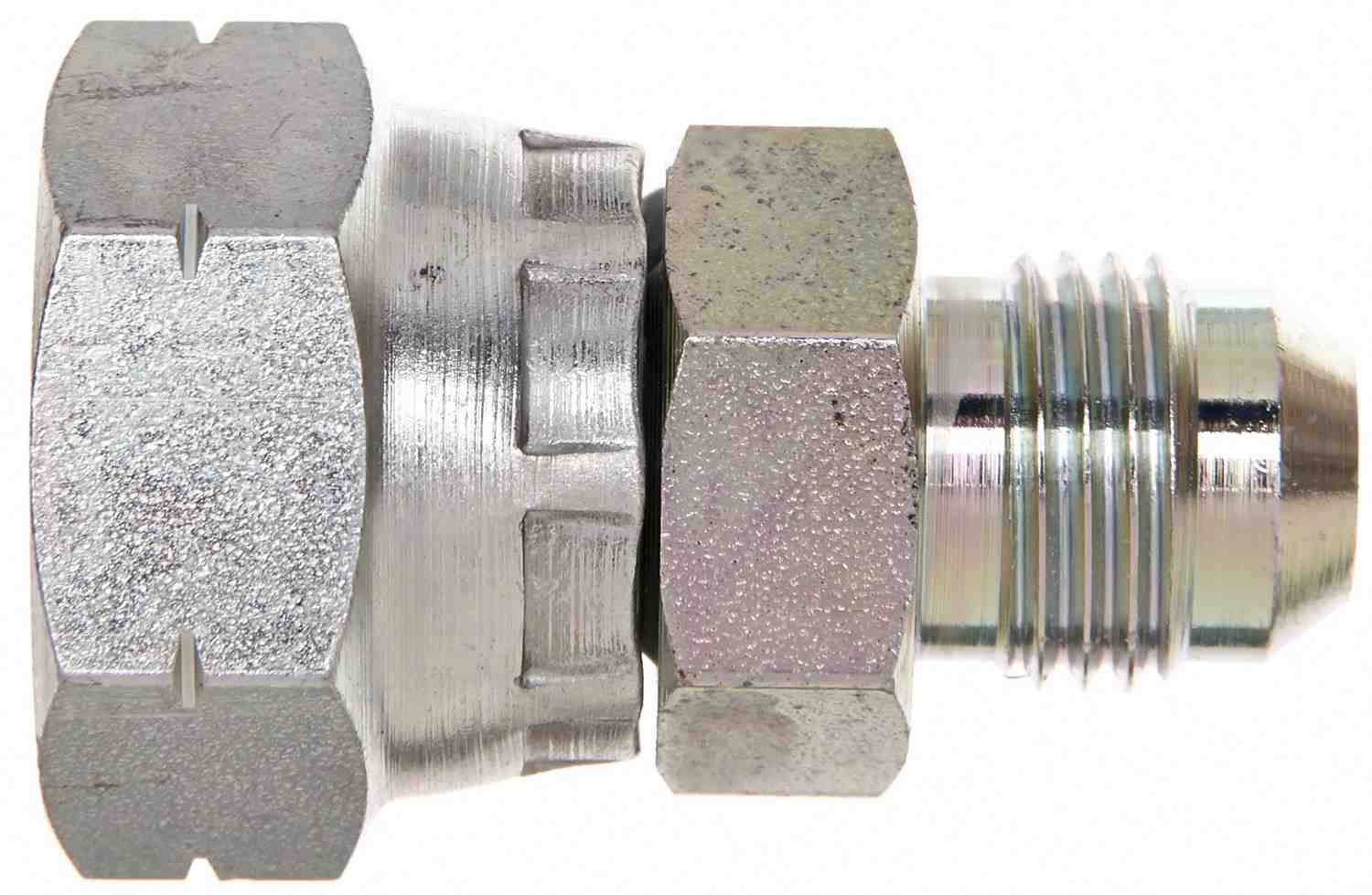Gates Female DIN 24 Cone Swivel Light Series to Male JIC 37 Male M22x1.5 to 3/4-16 Hydraulic Adapter